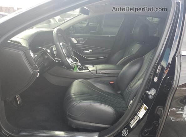 WDDUG8JB3KA446237 2019 MERCEDES-BENZ S Black Widok wnętrza z przodu
