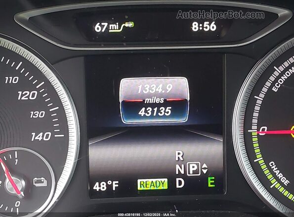 WDDVP9AB0HJ011811 2017 MERCEDES-BENZ B 250E Black 