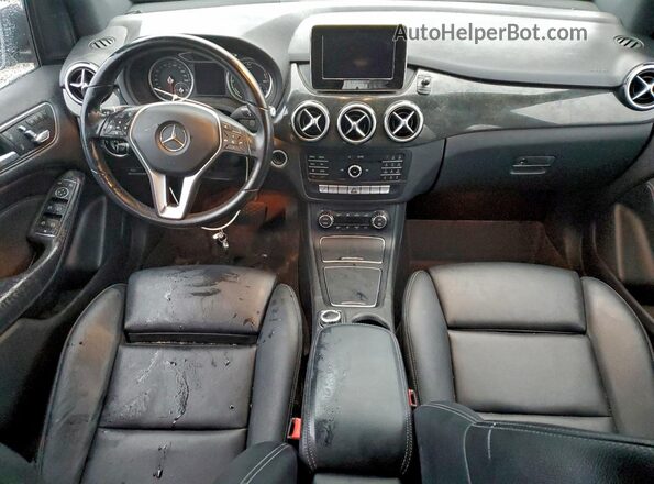WDDVP9AB8HJ014875 2017 MERCEDES-BENZ B-CLASS Gray Առջևի վահանակի տեսք