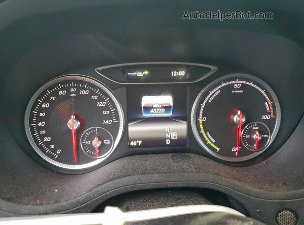 WDDVP9AB8HJ014875 2017 MERCEDES-BENZ B-CLASS Gray Սարքավորումների վահանակի տեսք
