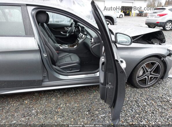 WDDWF4JB5JR411333 2018 MERCEDES-BENZ C-CLASS Gray 