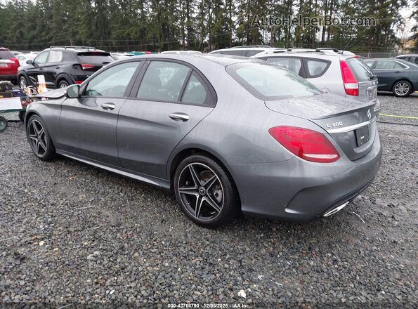 WDDWF4JB5JR411333 2018 MERCEDES-BENZ C-CLASS Gray 