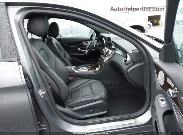 WDDWF4JB5JR411333 2018 MERCEDES-BENZ C-CLASS Gray 