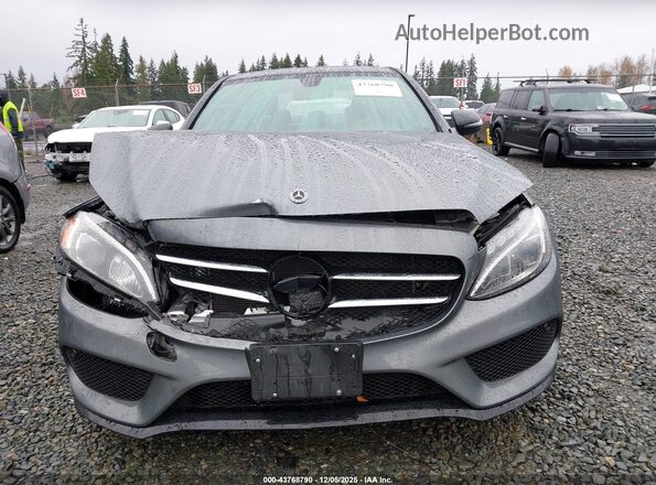 WDDWF4JB5JR411333 2018 MERCEDES-BENZ C-CLASS Gray 