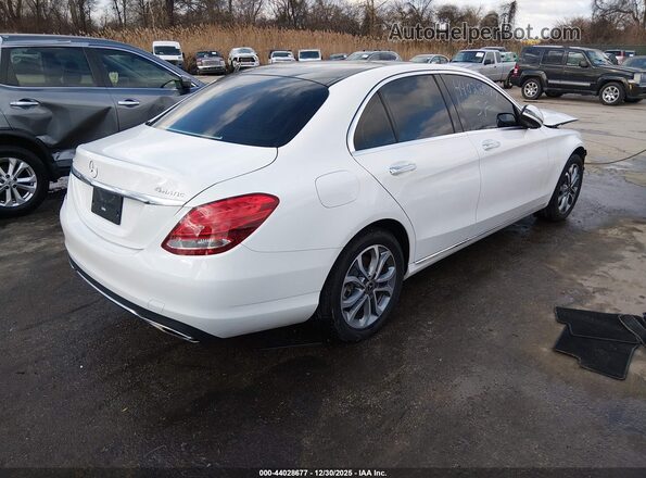 WDDWF4KB0JR319142 2018 MERCEDES-BENZ C-CLASS White 