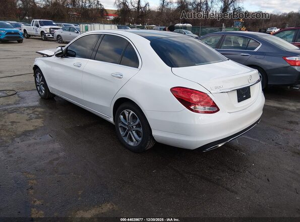 WDDWF4KB0JR319142 2018 MERCEDES-BENZ C-CLASS White 