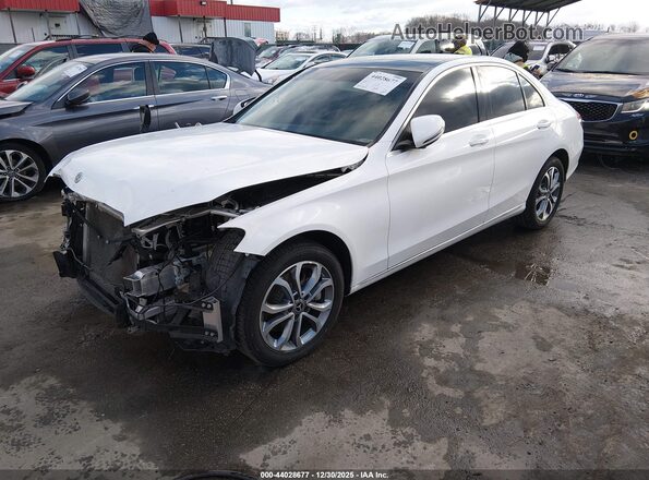 WDDWF4KB0JR319142 2018 MERCEDES-BENZ C-CLASS White 