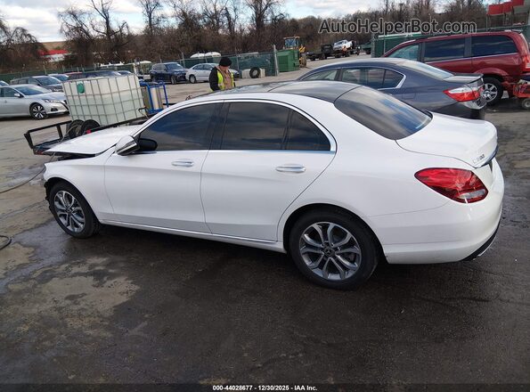WDDWF4KB0JR319142 2018 MERCEDES-BENZ C-CLASS White 