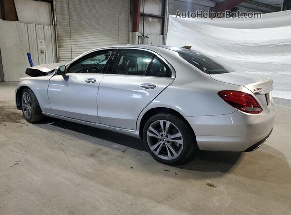 WDDWF4KB3JR421082 2018 MERCEDES-BENZ C Silver Rear left