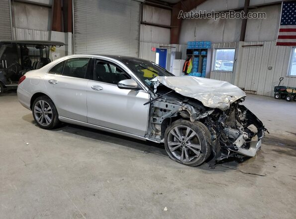 WDDWF4KB3JR421082 2018 MERCEDES-BENZ C Silver Front right