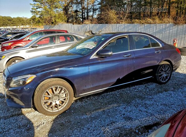 WDDWF4KB4JR403609 2018 MERCEDES-BENZ C-CLASS Blue 