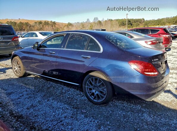 WDDWF4KB4JR403609 2018 MERCEDES-BENZ C-CLASS Blue 