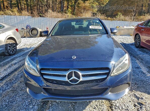 WDDWF4KB4JR403609 2018 MERCEDES-BENZ C-CLASS Blue 