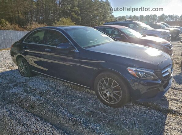 WDDWF4KB4JR403609 2018 MERCEDES-BENZ C-CLASS Blue 