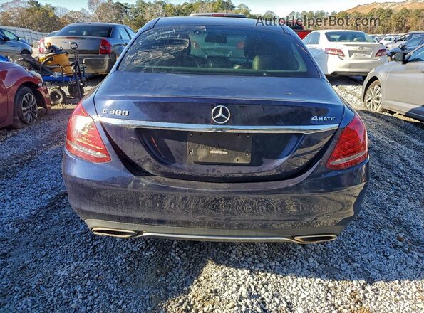WDDWF4KB4JR403609 2018 MERCEDES-BENZ C-CLASS Blue 