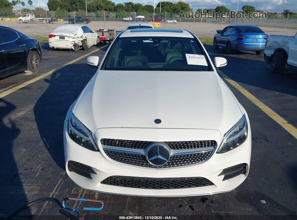 WDDWF8DB5LR526648 2020 MERCEDES-BENZ C-CLASS White Вид панелі приладів