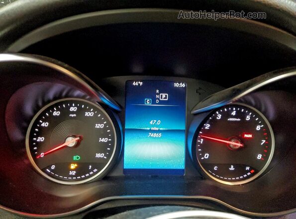 WDDWF8EB1LR561850 2020 MERCEDES-BENZ C Black Vista del cuadro de instrumentos