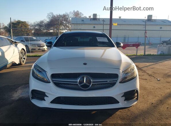 WDDWJ6EB1LF949018 2020 MERCEDES-BENZ AMG C 43 White Widok wnętrza z tyłu