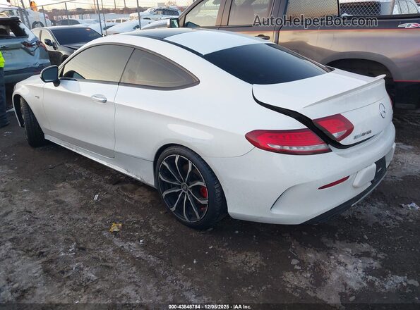 WDDWJ6EB3JF607745 2018 MERCEDES-BENZ AMG C 43 White უკანა მარცხენა