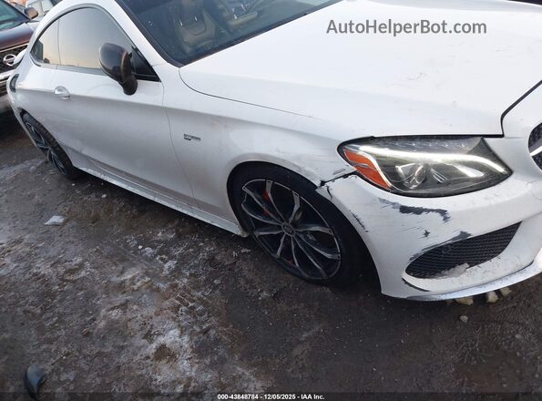 WDDWJ6EB3JF607745 2018 MERCEDES-BENZ AMG C 43 White წინა ხედი