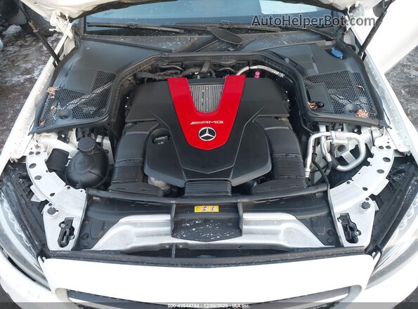 WDDWJ6EB3JF607745 2018 MERCEDES-BENZ AMG C 43 White უკანა ხედი