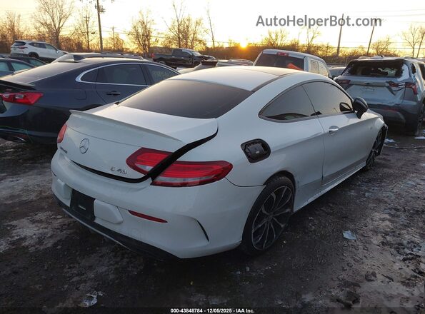 WDDWJ6EB3JF607745 2018 MERCEDES-BENZ AMG C 43 White უკანა მარჯვენა