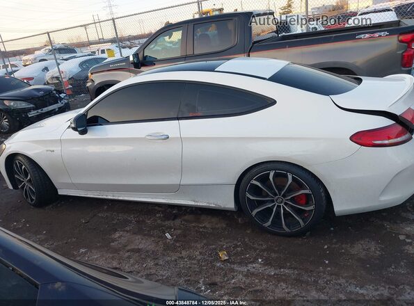 WDDWJ6EB3JF607745 2018 MERCEDES-BENZ AMG C 43 White სალონის 360-გრადუსიანი ხედი