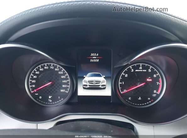 WDDWJ6EB7JF657502 2018 MERCEDES-BENZ AMG C 43 Blue უკანა სავარძლების ხედი