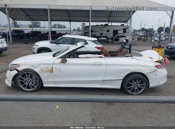 WDDWK6EB6HF495546 2017 MERCEDES-BENZ AMG C 43 White Vista interior de 360 grados