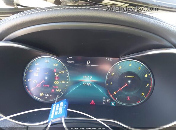 WDDWK8DB4LF951694 2020 MERCEDES-BENZ C-CLASS Black Widok tylnych siedzeń