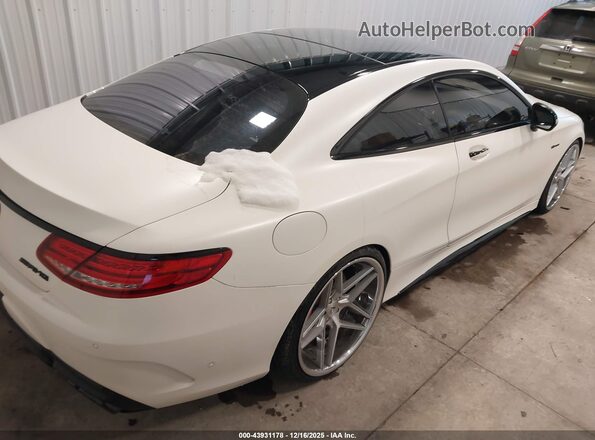 WDDXJ7JBXGA011926 2016 MERCEDES-BENZ AMG S 63 Белый Задняя правая четверть