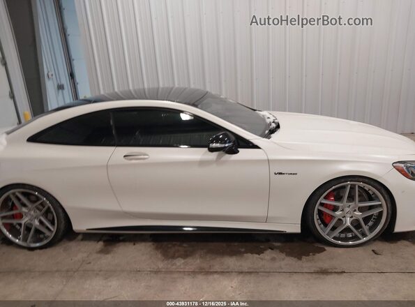 WDDXJ7JBXGA011926 2016 MERCEDES-BENZ AMG S 63 Белый Вид задней части салона