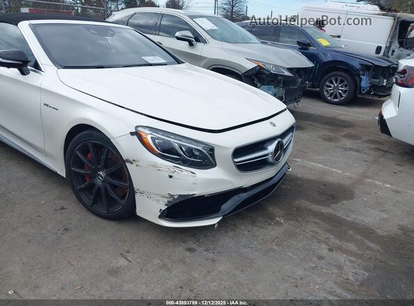 WDDXK7JB4HA028655 2017 MERCEDES-BENZ AMG S 63 White Вид спереду