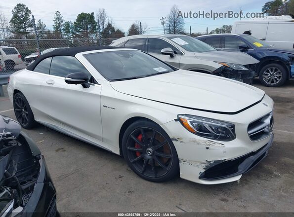 WDDXK7JB4HA028655 2017 MERCEDES-BENZ AMG S 63 White Вид задньої частини салону
