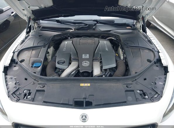 WDDXK7JB4HA028655 2017 MERCEDES-BENZ AMG S 63 White Вид ззаду