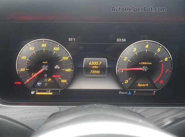WDDZF4KB5KA586810 2019 MERCEDES-BENZ E Black Widok zestawu wskaźników