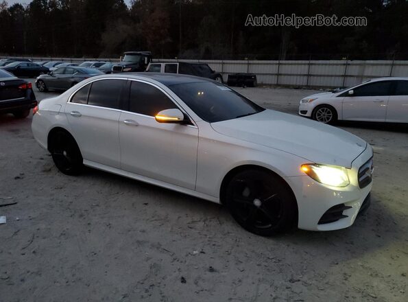 WDDZF4KB6HA152887 2017 MERCEDES-BENZ E Белый Передняя правая четверть