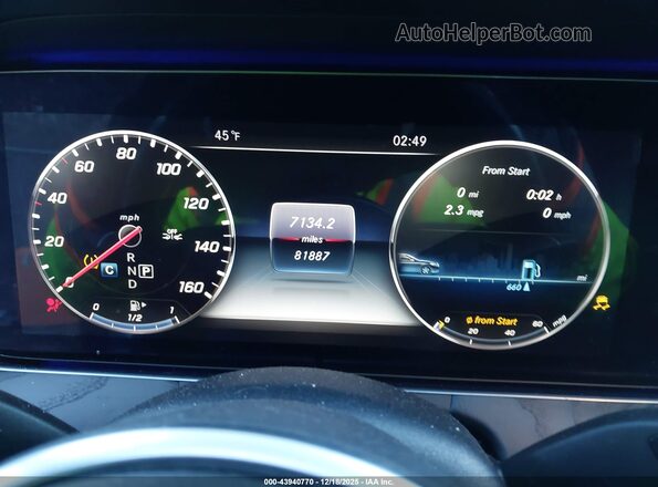 WDDZF6JBXKA668951 2019 MERCEDES-BENZ E-CLASS Gray Vista de los asientos traseros