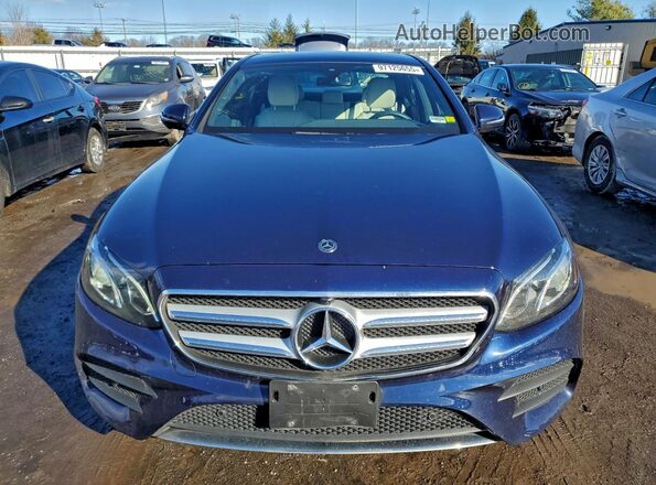 WDDZF8EBXLA744725 2020 MERCEDES-BENZ E Синий Вид спереди