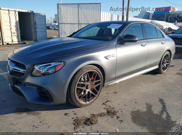 WDDZF8KBXKA608811 2019 MERCEDES-BENZ AMG E 63 Gray წინა მარცხენა ხედი სამი მეოთხედიდან