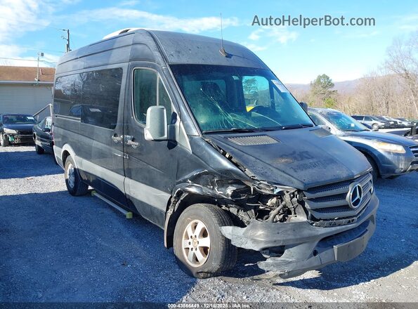 WDZPE7CDXHP550431 2017 MERCEDES-BENZ SPRINTER Black წინა ხედი