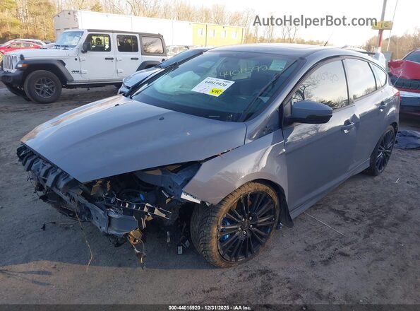 WF0DP3TH6H4121102 2017 FORD FOCUS RS Gray წინა მარცხენა ხედი სამი მეოთხედიდან