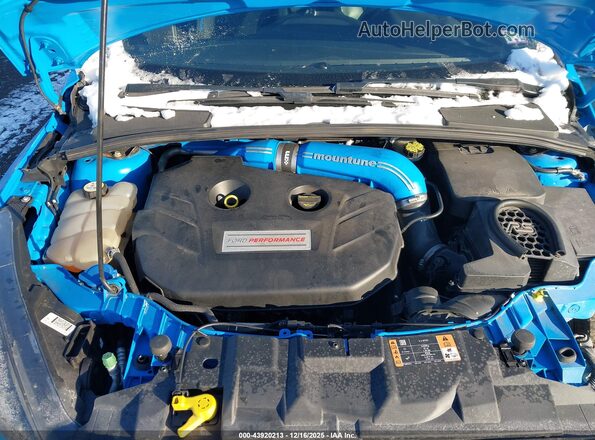 WF0DP3THXJ4126812 2018 FORD FOCUS RS Blue Vista trasera