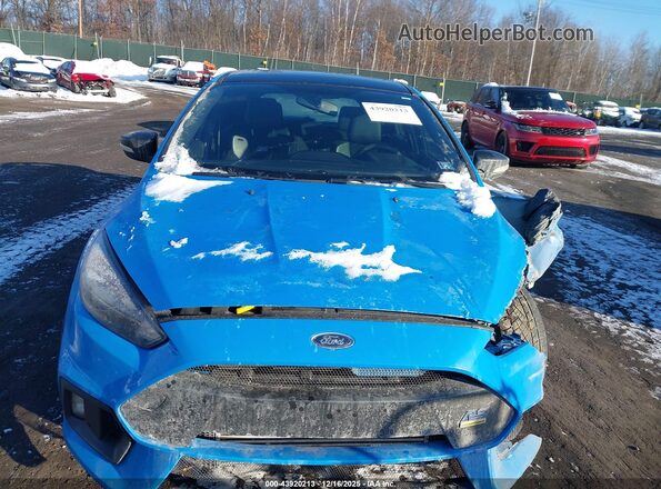 WF0DP3THXJ4126812 2018 FORD FOCUS RS Blue Vista del salpicadero