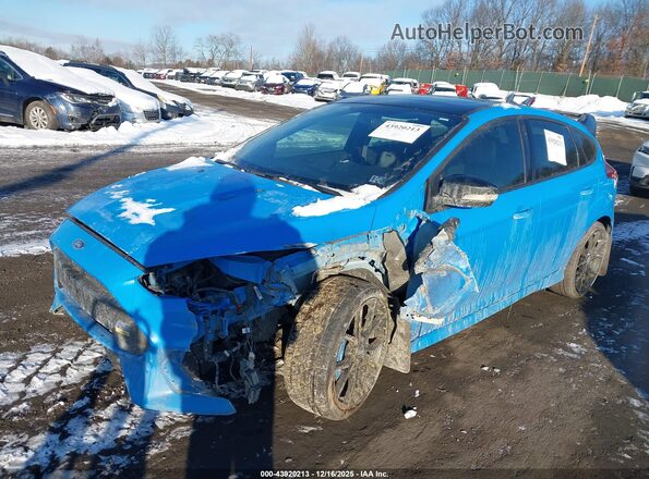 WF0DP3THXJ4126812 2018 FORD FOCUS RS Blue Vista tres cuartos delantera izquierda