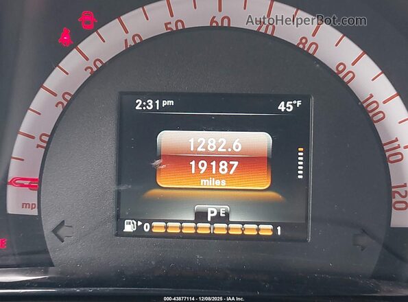 WMEFJ5DA3GK069871 2016 SMART FORTWO Orange Widok tylnych siedzeń