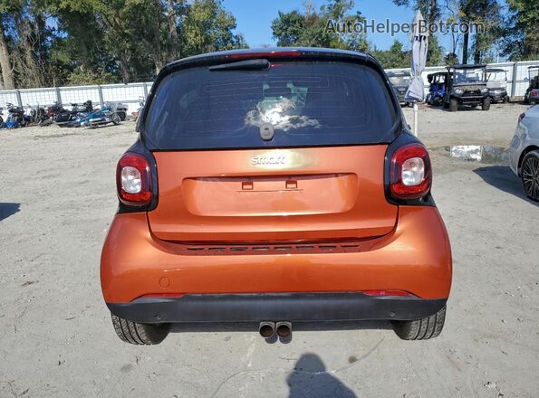 WMEFJ5DA6GK076510 2016 SMART FORTWO Оранжевый Вид задних сидений