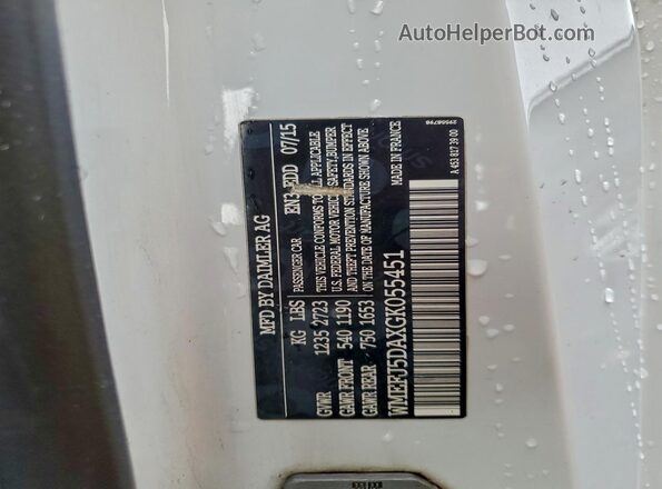 WMEFJ5DAXGK055451 2016 SMART FORTWO Two Tone Widok komory silnika