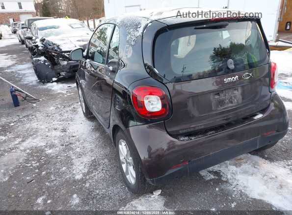 WMEFJ9BA9JK240981 2018 SMART FORTWO ELECTRIC DRIVE Brown Rear left