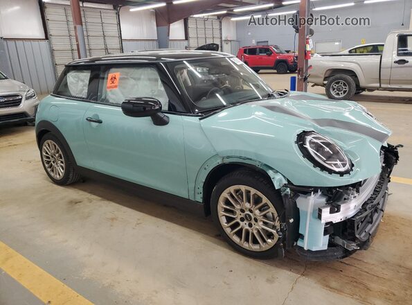 WMW23GD02S2X01131 2025 MINI COOPER Blue Delantero derecho